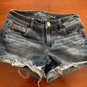 American Eagle Jean Shorts Size 0